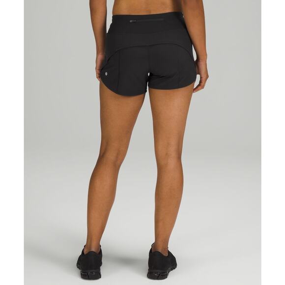 Lululemon Speed Up Mid-Rise Short Long 4" Black - 4 - Picture 3 of 5